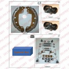 671 DELPHI Комплект тормозных колодок