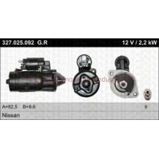 22-327-025-092 TRISCAN Стартер