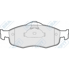 PD3023 APEC Комплект тормозных колодок, дисковый тормоз