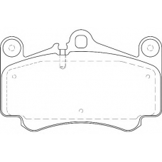 WBP23139A WAGNER LOCKHEED Комплект тормозных колодок, дисковый тормоз