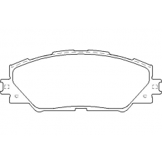 MDB2786 MINTEX Комплект тормозных колодок, дисковый тормоз
