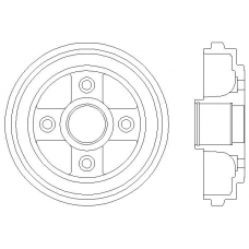 MBD199 MINTEX Тормозной барабан