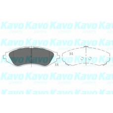 KBP-1008 KAVO PARTS Комплект тормозных колодок, дисковый тормоз