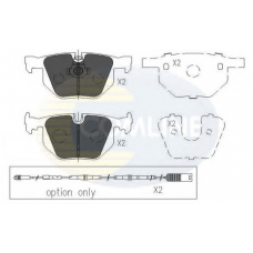 CBP01205 COMLINE Комплект тормозных колодок, дисковый тормоз