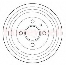329180B BENDIX Тормозной барабан