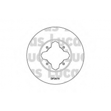 DF2679 TRW Тормозной диск