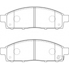 DBP314023 DURON Комплект тормозных колодок, дисковый тормоз