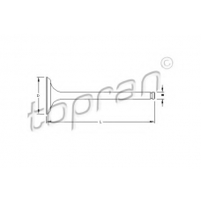 721 574 TOPRAN Выпускной клапан
