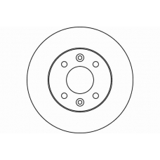 MDC364 MINTEX Тормозной диск