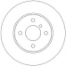 AC2072D AC Delco Тормозной диск
