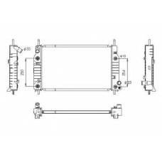 53748 NRF Радиатор, охлаждение двигателя