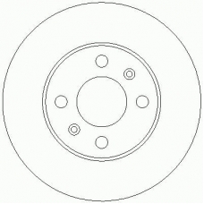 D2418 ROULUNDS Тормозной диск