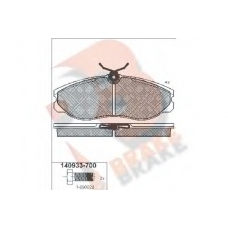 RB0933-700 R BRAKE Комплект тормозных колодок, дисковый тормоз