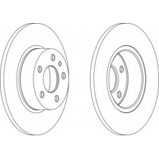 DDF067-1 FERODO Тормозной диск
