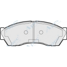 PAD1478 APEC Комплект тормозных колодок, дисковый тормоз