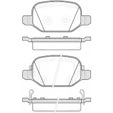 P6273.52 WOKING Комплект тормозных колодок, дисковый тормоз