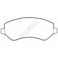 FBP3462 FIRST LINE Комплект тормозных колодок, дисковый тормоз