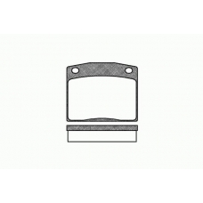 0083 10 KAWE Комплект тормозных колодок, дисковый тормоз