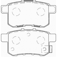FD7408A NECTO Комплект тормозных колодок, дисковый тормоз