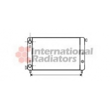 17002011 VAN WEZEL Радиатор, охлаждение двигателя