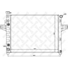 10-25285-SX STELLOX Радиатор, охлаждение двигателя