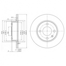 BG2910 DELPHI Тормозной диск