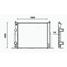 RM0697 EQUAL QUALITY Радиатор, охлаждение двигателя