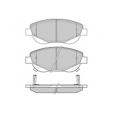 12-1421 E.T.F. Комплект тормозных колодок, дисковый тормоз