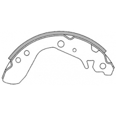 FN-5534 JNBK Колодки тормозные