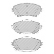 FDB4648 FERODO Комплект тормозных колодок, дисковый тормоз