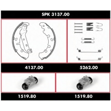 SPK 3137.00 ROADHOUSE Комплект тормозов, барабанный тормозной механизм