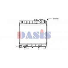 050300N AKS DASIS Радиатор, охлаждение двигателя
