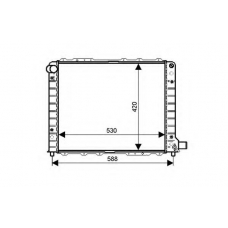QER2167 QUINTON HAZELL Радиатор, охлаждение двигателя