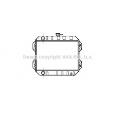 TO2023 Prasco Радиатор, охлаждение двигателя