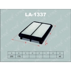 LA-1337 LYNX Фильтр воздушный