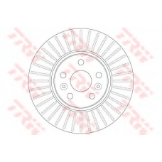 DF6449 TRW Тормозной диск