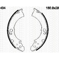 8100 14404 TRISCAN Комплект тормозных колодок