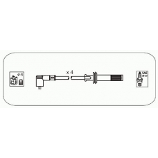 FAS27 JANMOR Комплект проводов зажигания