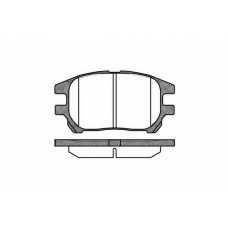 0972 00 KAWE Комплект тормозных колодок, дисковый тормоз