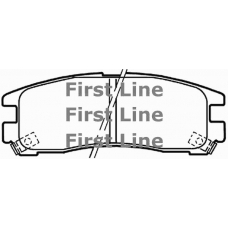 FBP1321 FIRST LINE Комплект тормозных колодок, дисковый тормоз