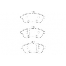 WBP24306A WAGNER LOCKHEED Комплект тормозных колодок, дисковый тормоз