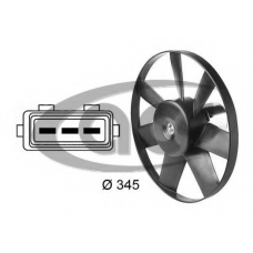 330314 ACR Вентилятор, охлаждение двигателя