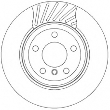 562327BC BENDIX Тормозной диск