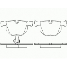 MDB2719 MINTEX Комплект тормозных колодок, дисковый тормоз