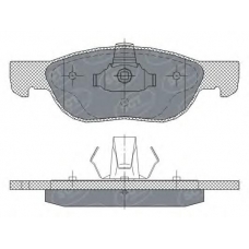 SP 296 SCT Комплект тормозных колодок, дисковый тормоз