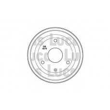 DB4079 TRW Тормозной барабан