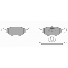 346.9 SIMER Комплект тормозных колодок, дисковый тормоз