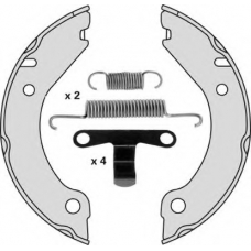 M716R MGA Комплект тормозных колодок, стояночная тормозная с