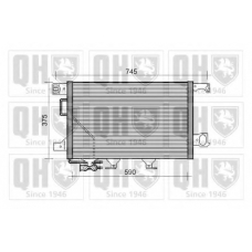 QCN444 QUINTON HAZELL Конденсатор, кондиционер