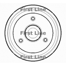 FBR732 FIRST LINE Тормозной барабан